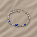 Kristall Herz Gliederarmband