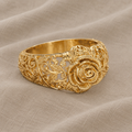 Goldener Rosen Couture Ring