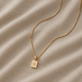 Camille Gold Pavé Halskette