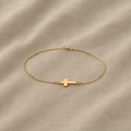 Elegantes Kreuzkettenarmband