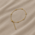Minimalistisches Goldperlen-Armband