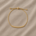 Minimalistisches Gold Armreif Armband