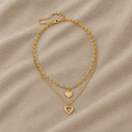 Celeste Doppelketten-Halskette