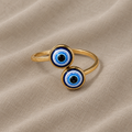 Rosalie Evil Eye Goldring