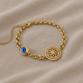 Mystisches Gold Charm-Armband