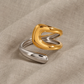 Zeitlos eleganter offener Goldring