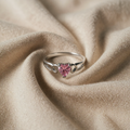 Rosalie Herz-Zirkonia Weißgoldring
