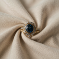 BLAUER KOMPASSRING