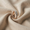 Weißgold Luxuriöser Zirkon eingelegter Ring