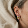 Amorette Rosenblatt Ohrringe | Roségold