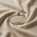 Weißgold Ewigkeit Slider Armband