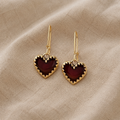 Boheme-Ohrringe im Herzdesign