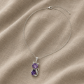 Halskette mit Amethystkatze