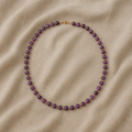 Halskette mit Amethystperlen