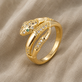 Statement-Ring mit Schlangenmotiv