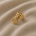 Luxuriöser offener Spiralring