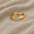 Statement-Ring mit Zirkonia