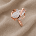 Marquise-Kristallring
