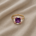 Prinzessin Halo Statement-Ring