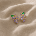 Ohrstecker mit Blattmotiv