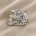Retro Boho-Zirkonia-Ring